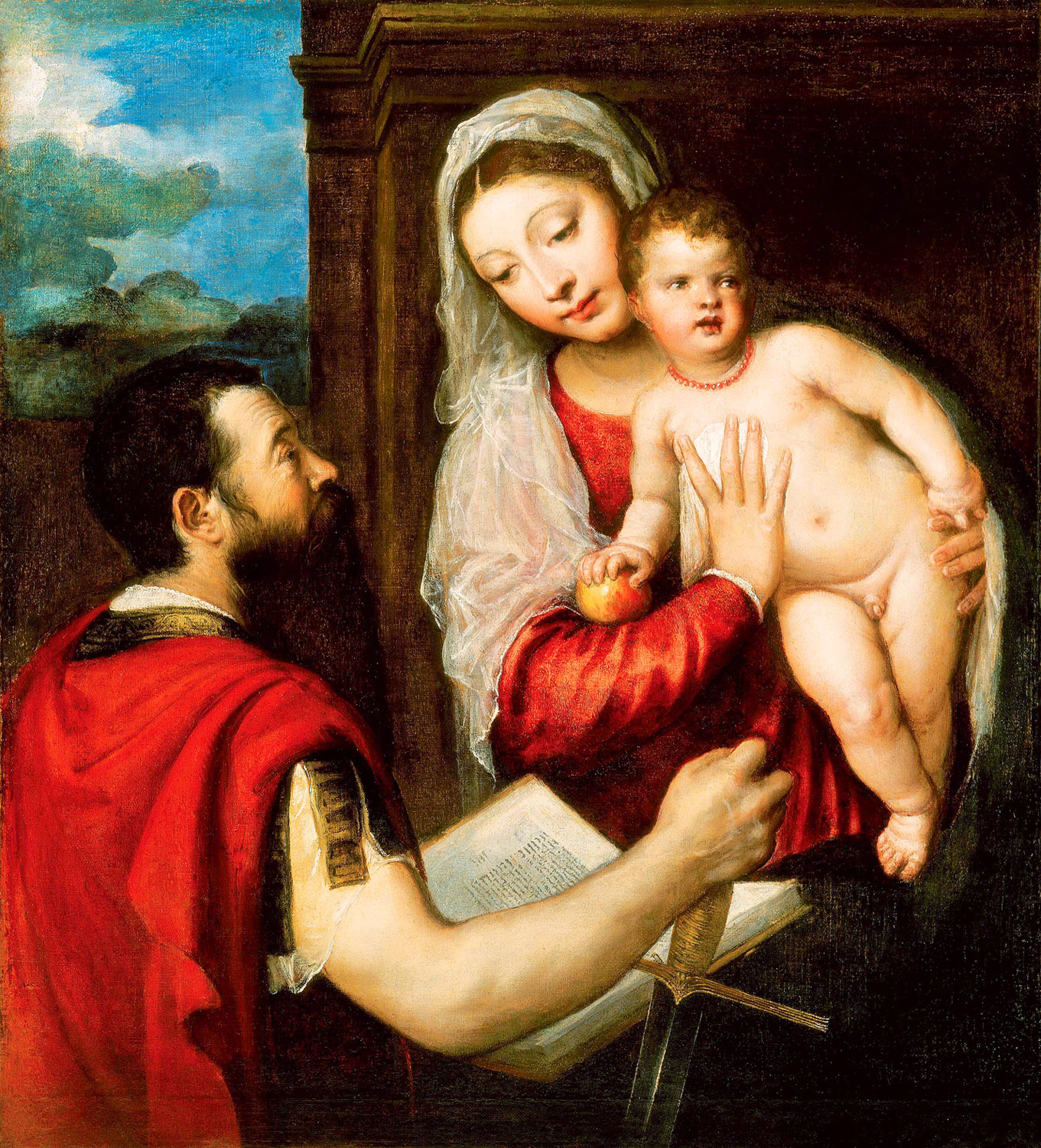 Mária gyermekével és Szent Pállal, XVI. század, 4,5 milliárd Ft