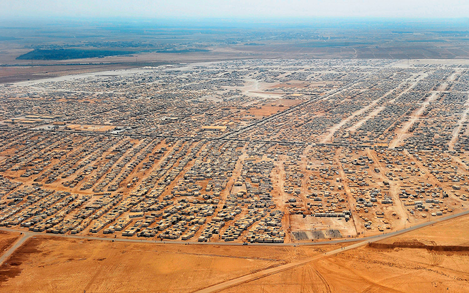 Menekülttábor Jordániában. A többség szeretne hazatérni Szíriába