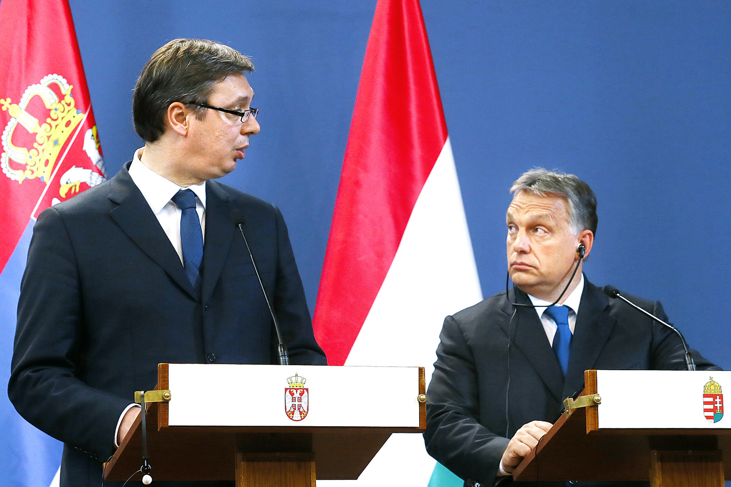 Vucsics és Orbán. Belgrád Brüsszel jóindulatát keresi