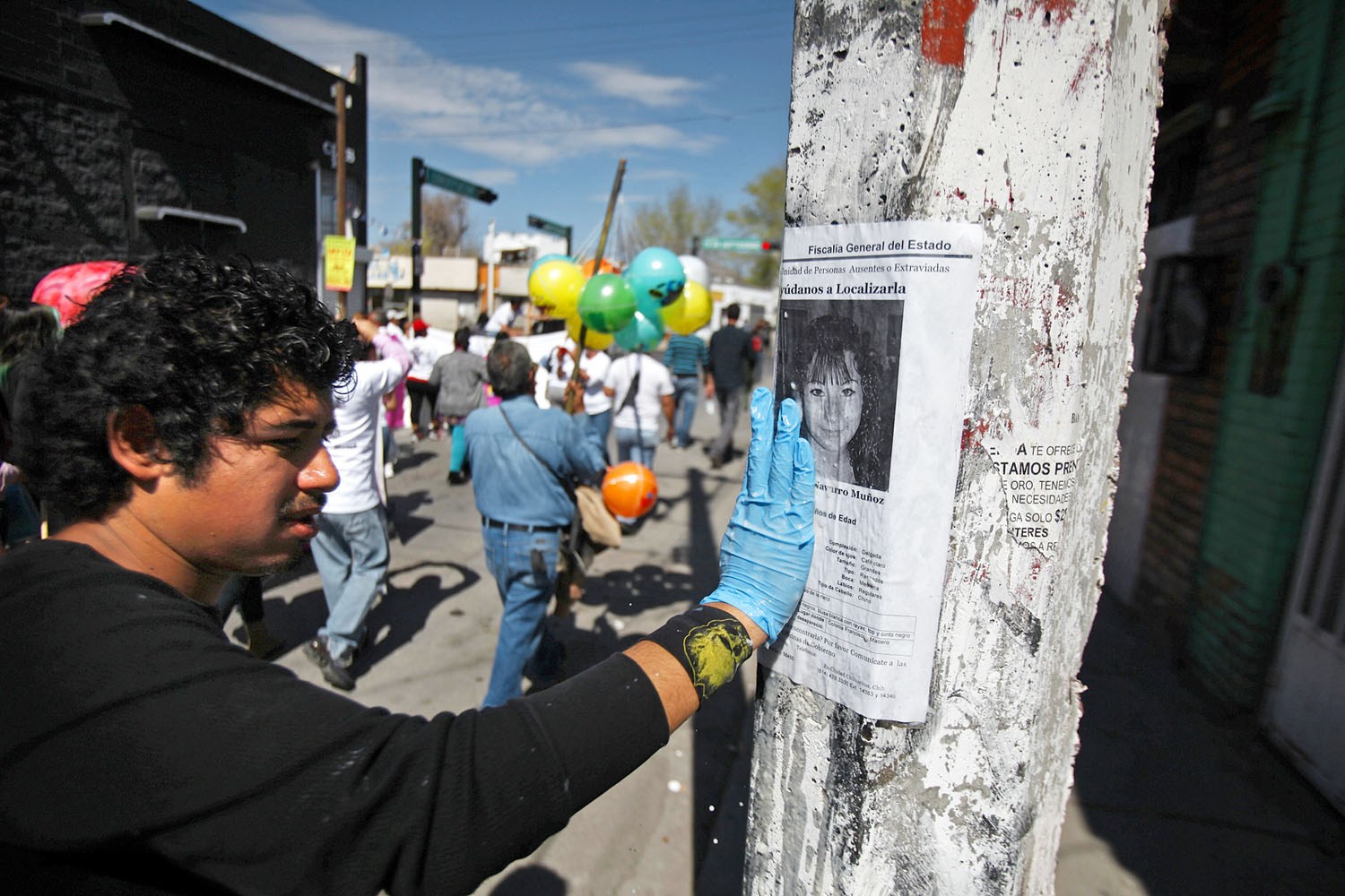 Eltűnt tinédzser képét ragasztják ki Juárezben