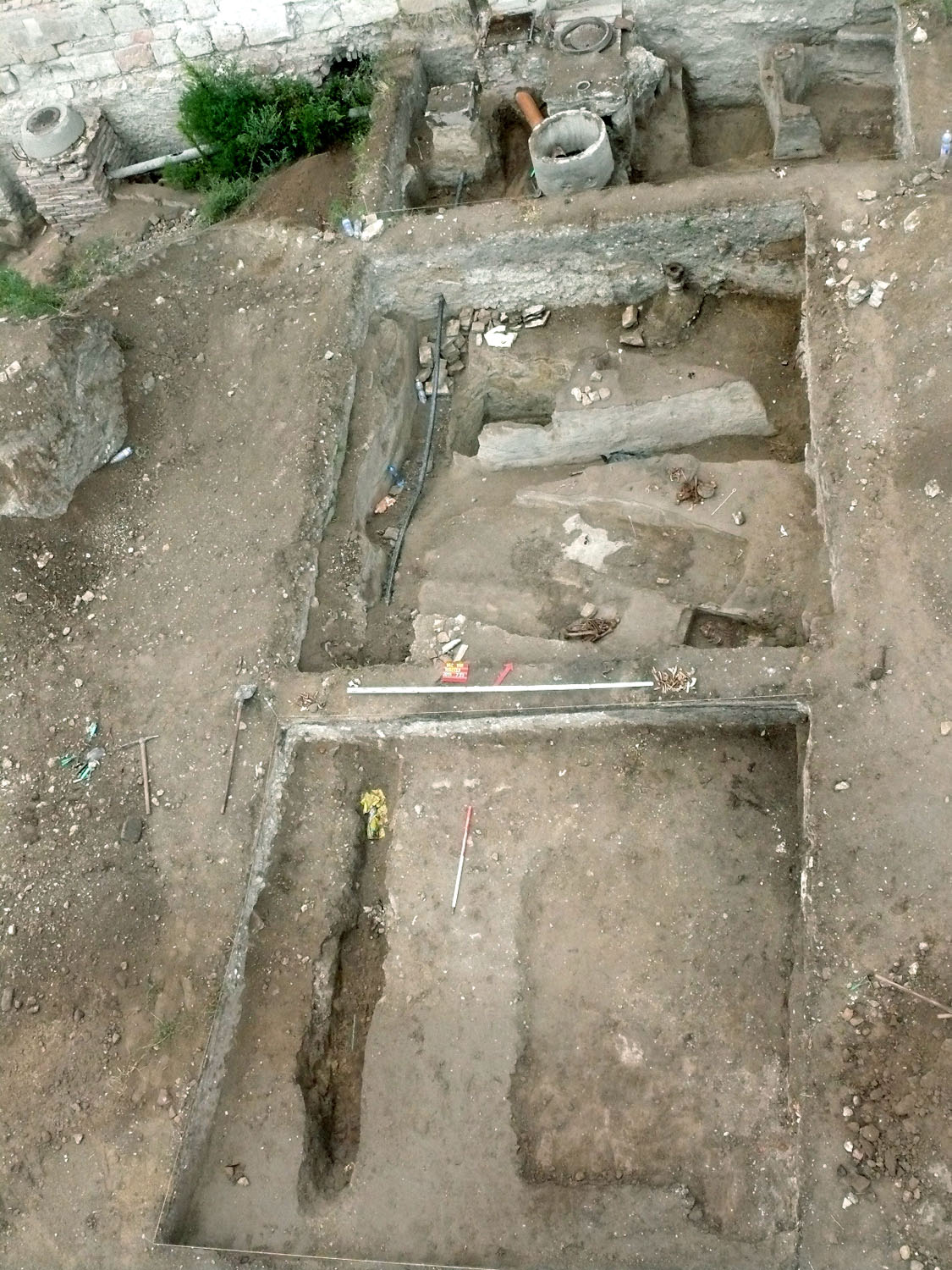 A váci ásatáson egy XI. századi sírra bukkantak idén