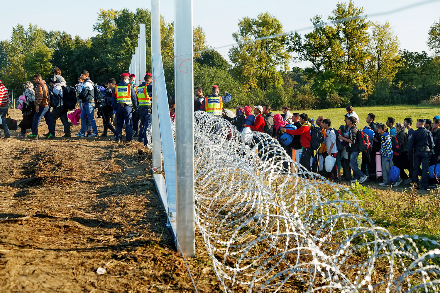 Menekültek a horvát–magyar zöldhatáron 