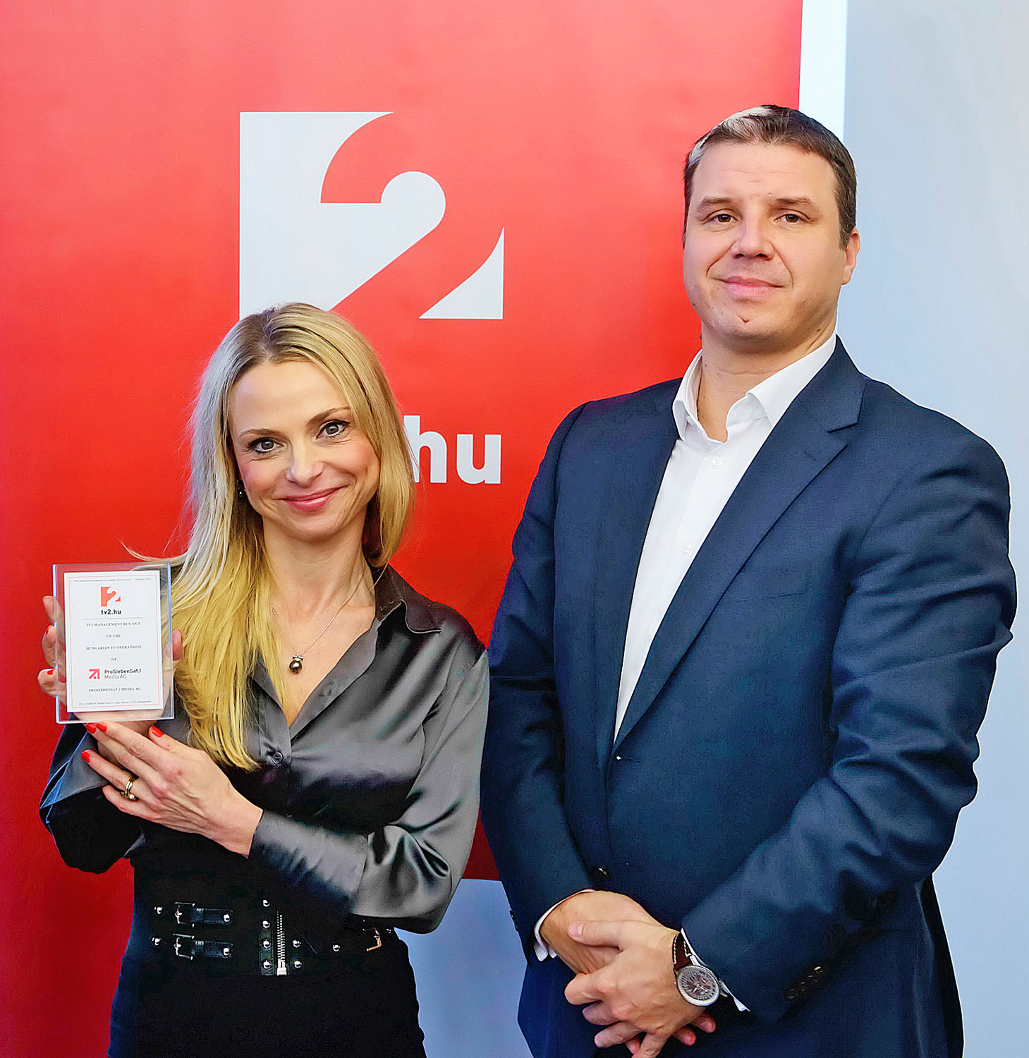 Yvonne Dederick és Simon Zsolt, a TV2 mostani tulajdonosai