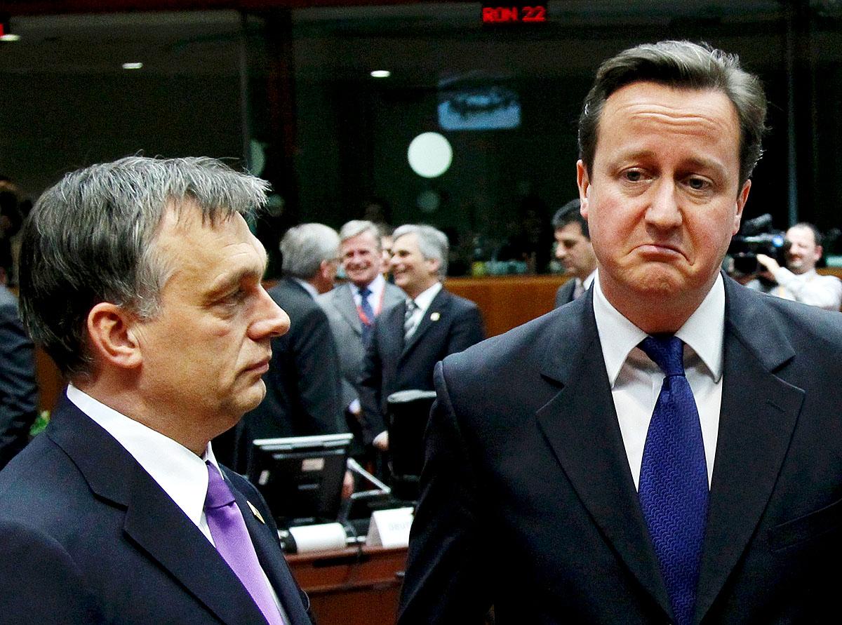 Orbán és Cameron 2012-ben Brüsszelben