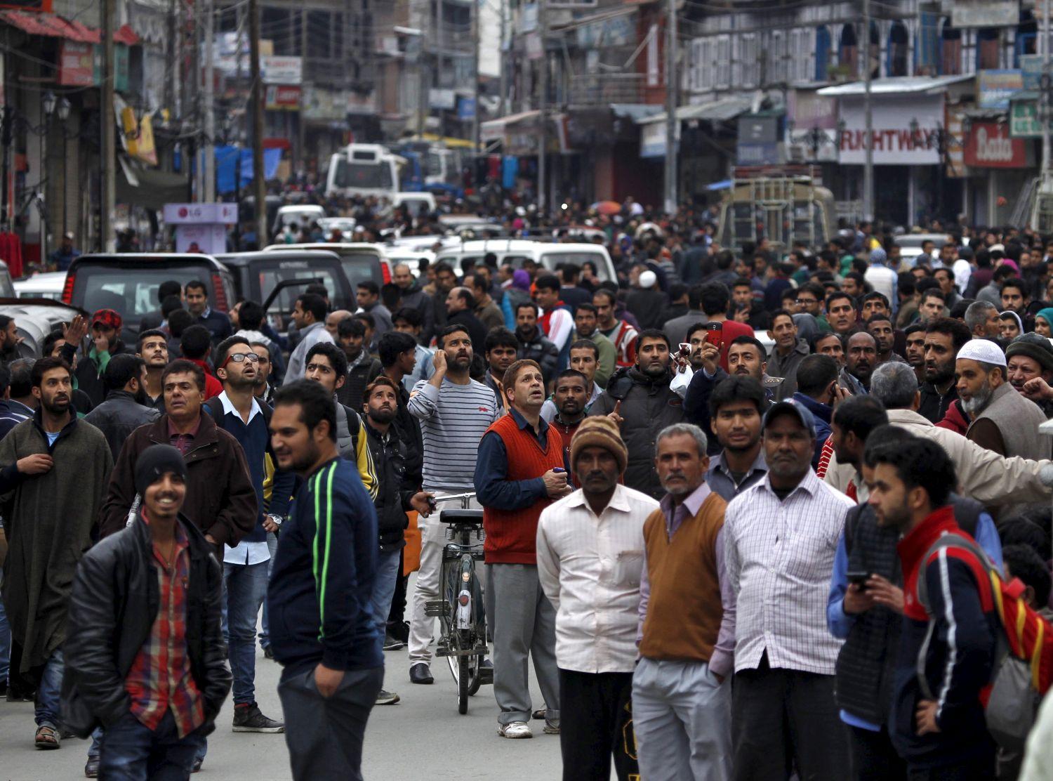 Az észak-indiai Srinagar városában is evakuálták a lakosságot