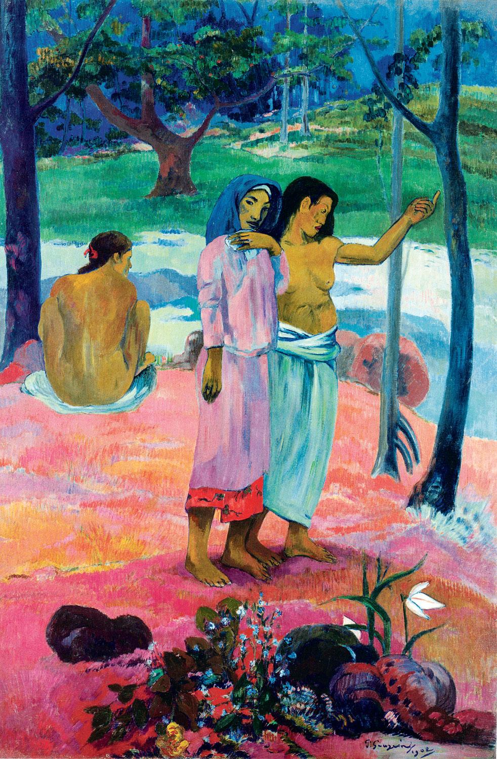 Paul Gauguin: A hívás, 1902 (Kohner Adolf bankár gyűjteményéből) 