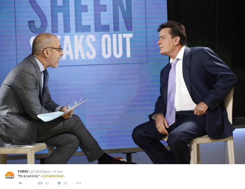 Sheen őszintén beszélt állapotáról