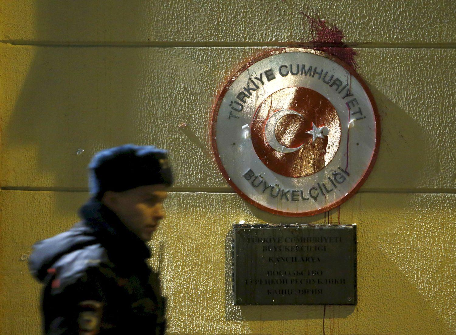 A moszkvai török nagykövetségnél is volt incidens