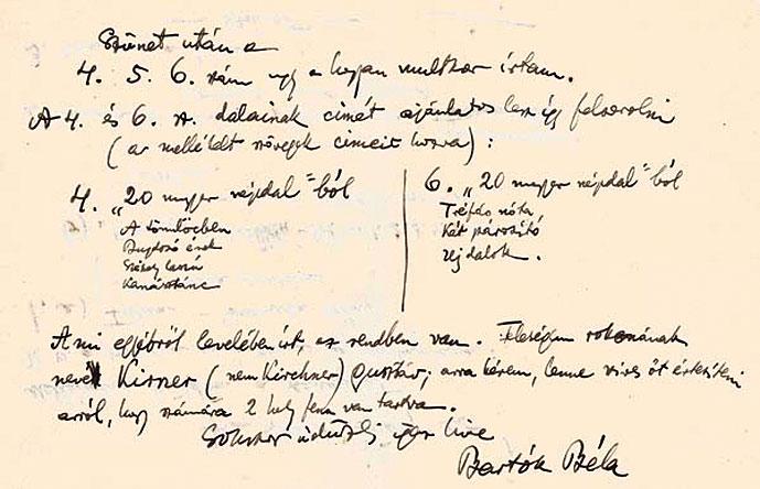 Bartók levelét 280 ezerért vitték el