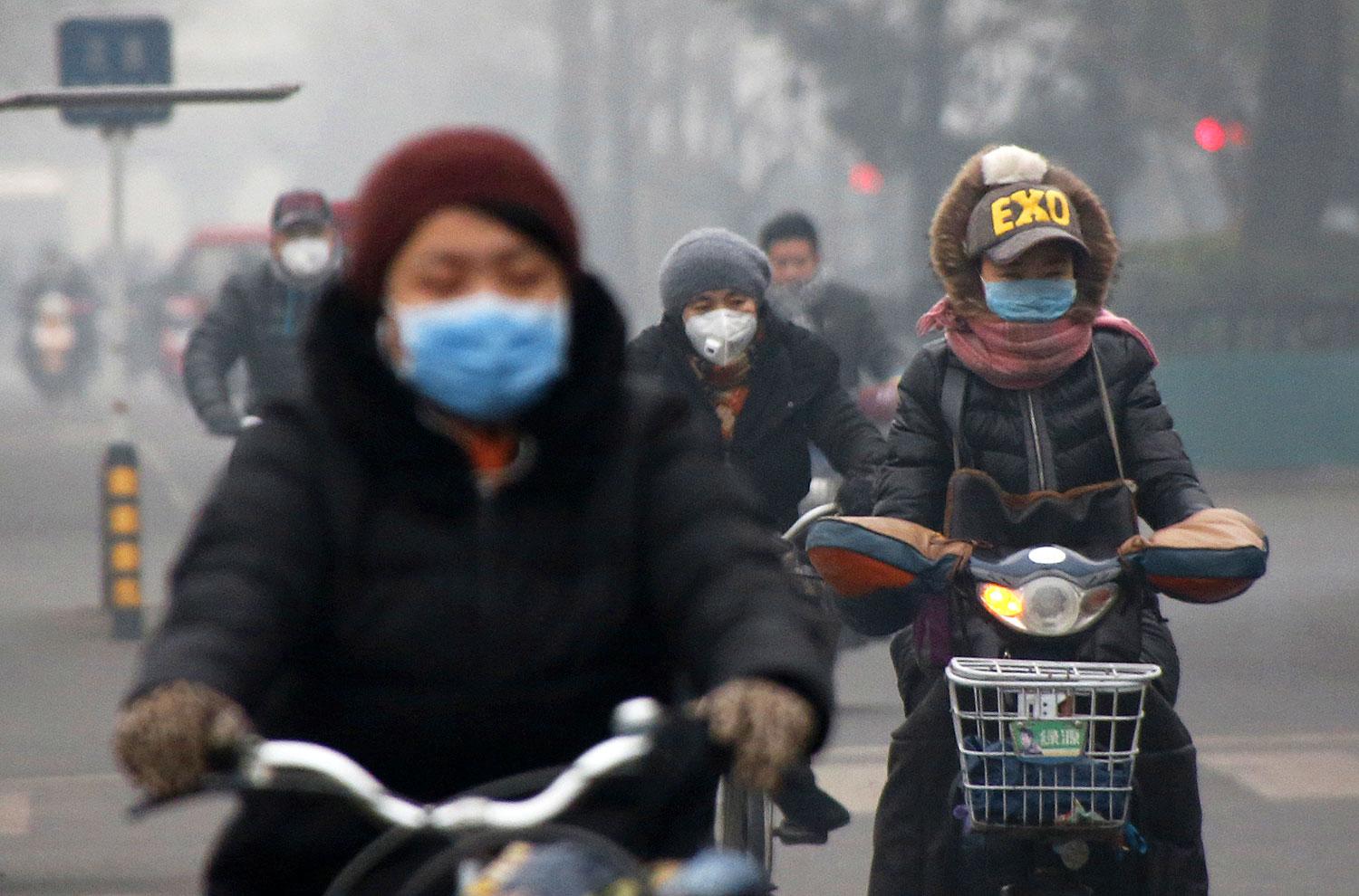 Kínában súlyos következményei vannak a légszennyezésnek 