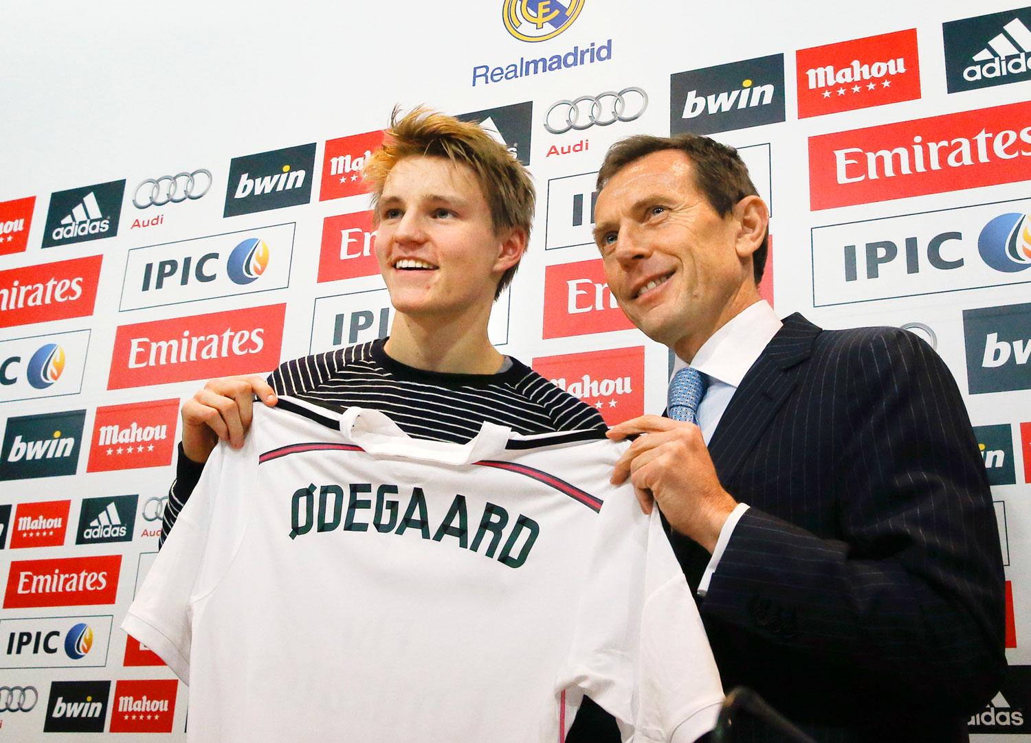 Martin Ödegaard 16 évesen lett a Real játékosa