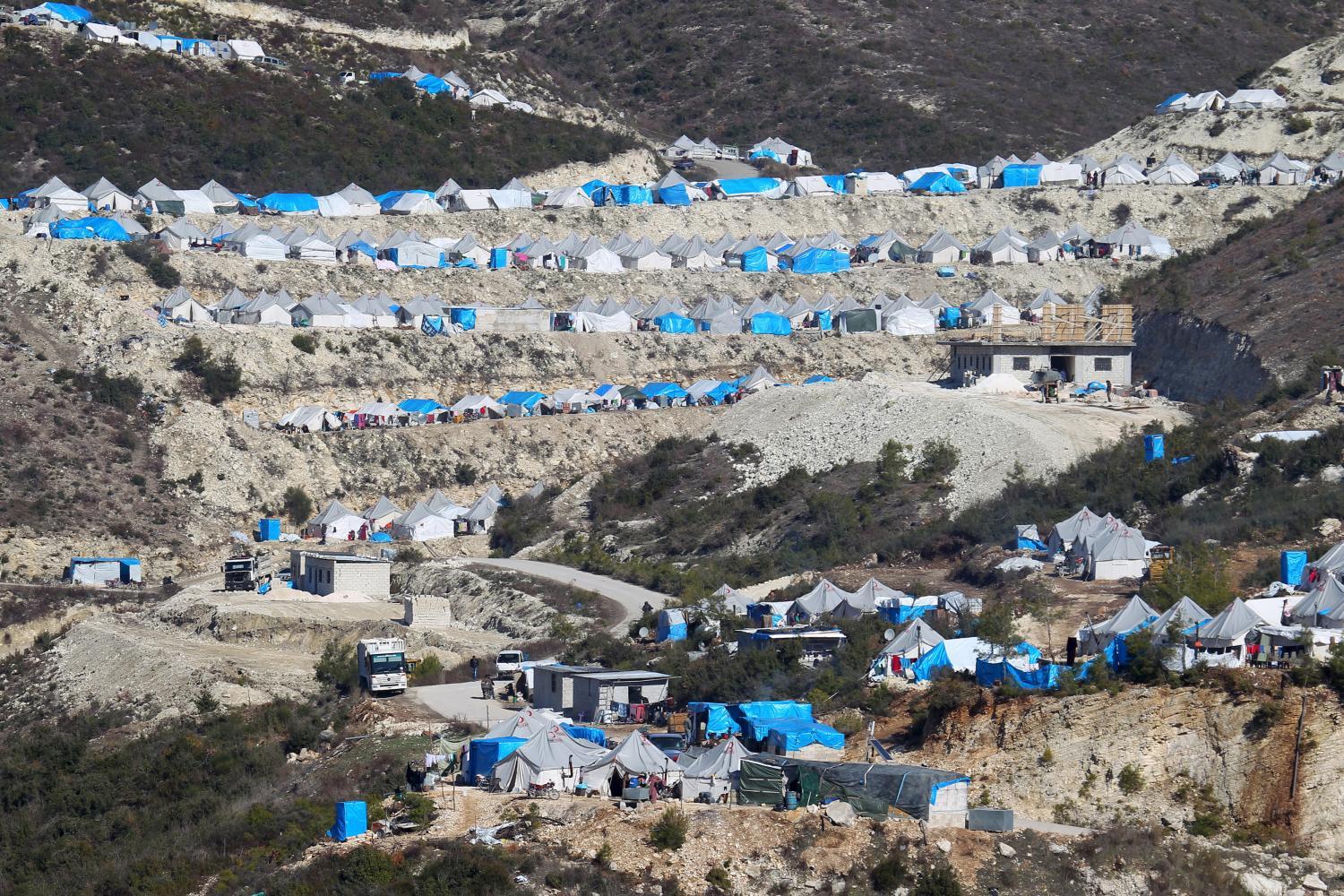 Menekült-város a szíriai-török határon