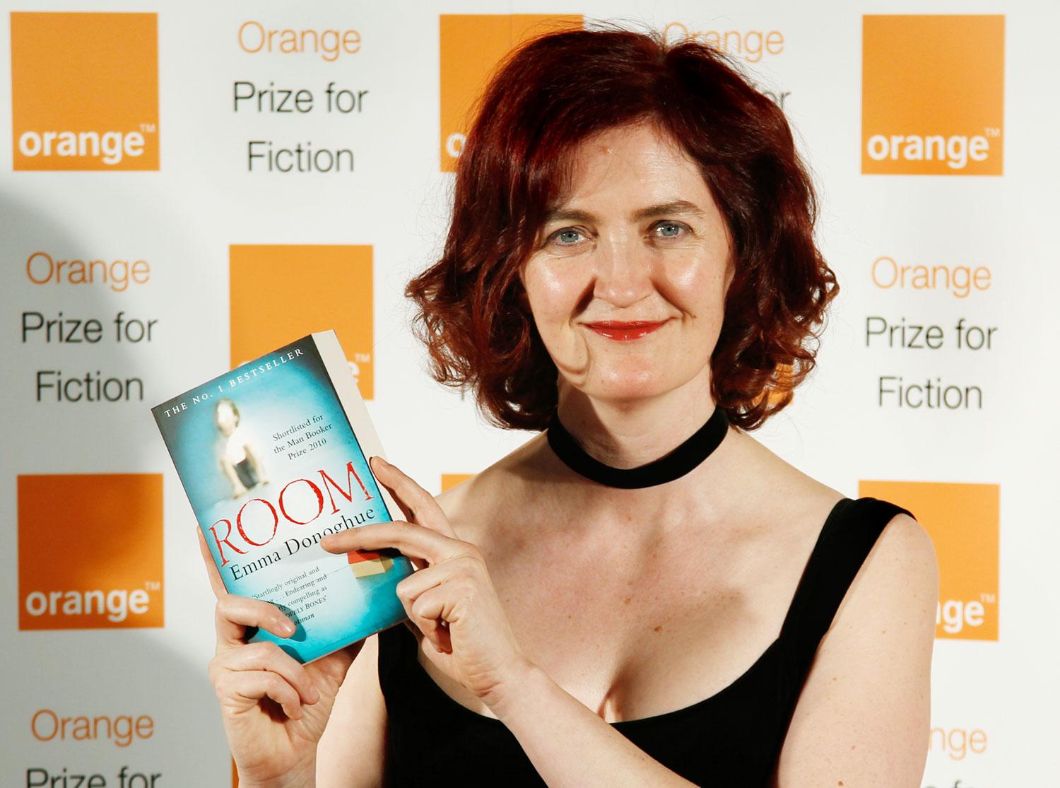 Az Oscar-várományos Emma Donoghue a 2011-es Orange irodalmi díj kiosztóján 