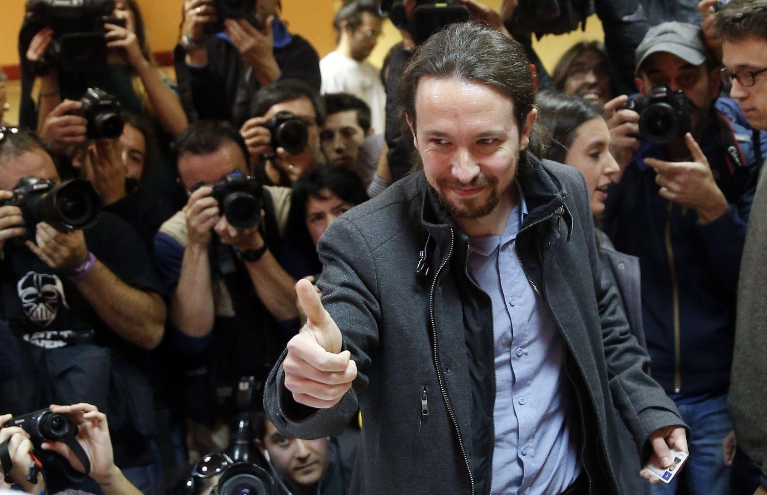 Pablo Iglesias , a Podemos vezetője
