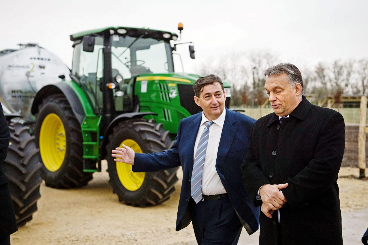 Nyerő páros. Mészáros Lőrinc felcsúti polgármester és Orbán Viktor kormányfő