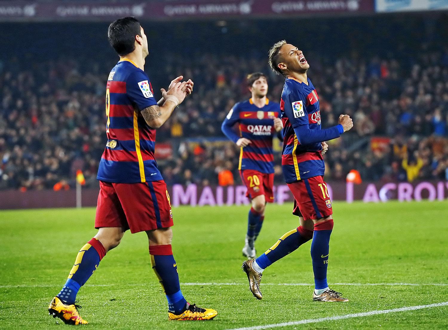 Neymar fájdalmas gólöröme a Bilbao elleni kupameccsen
