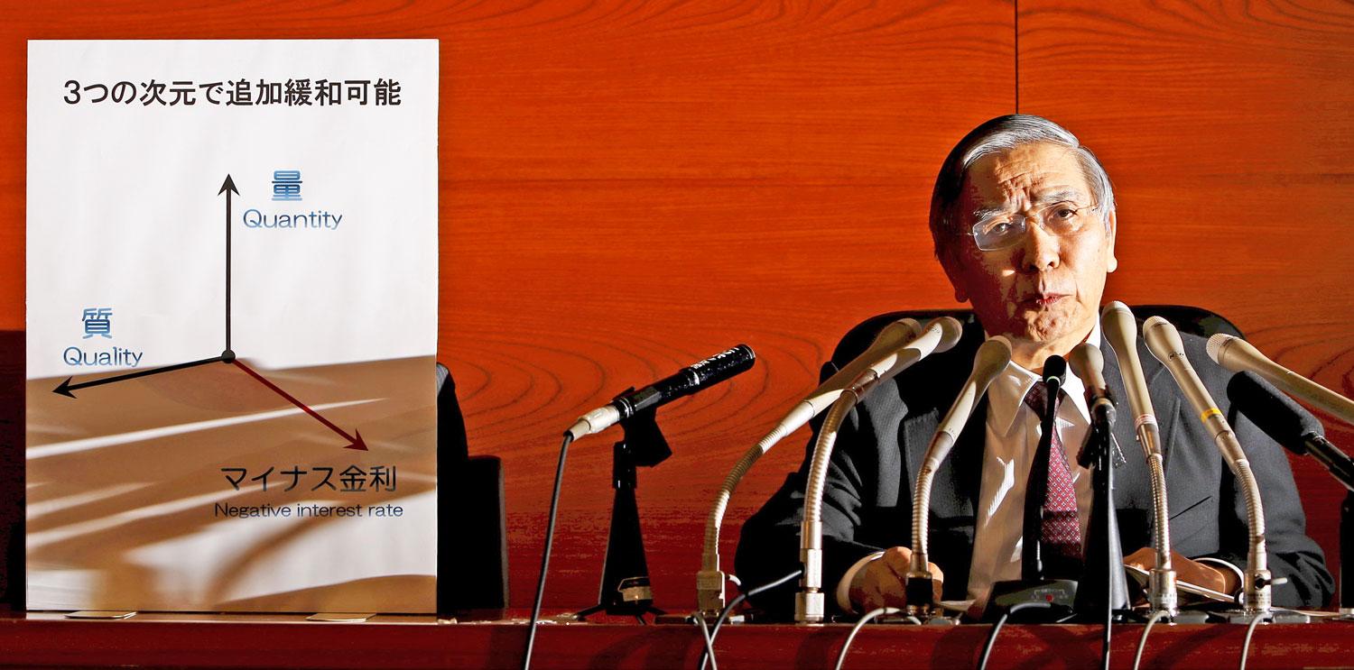Haruhiko Kuroda, a japán jegybank kormányzója