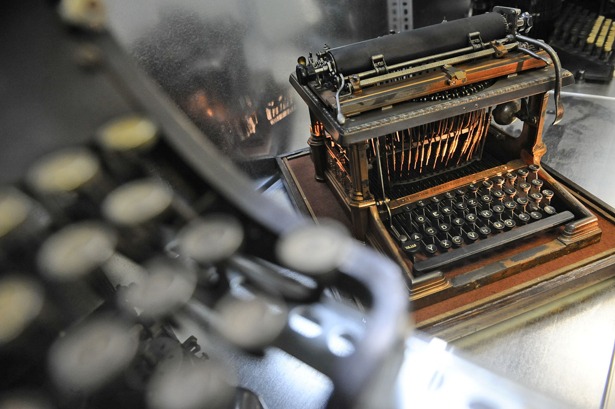 A műszaki múzeum háromszáznál is több írógépet őriz 