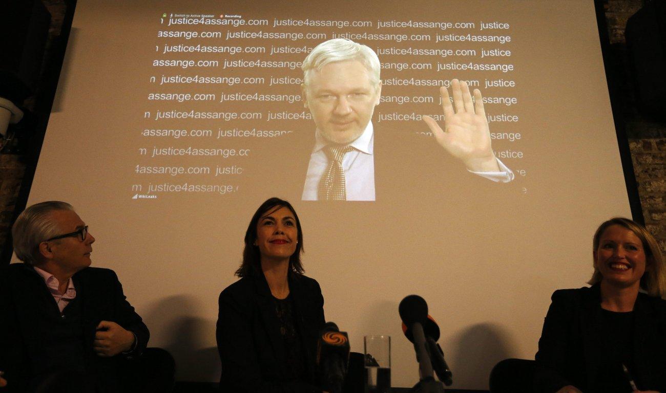 Assange Skype-on nyilatkozott a sajtónak