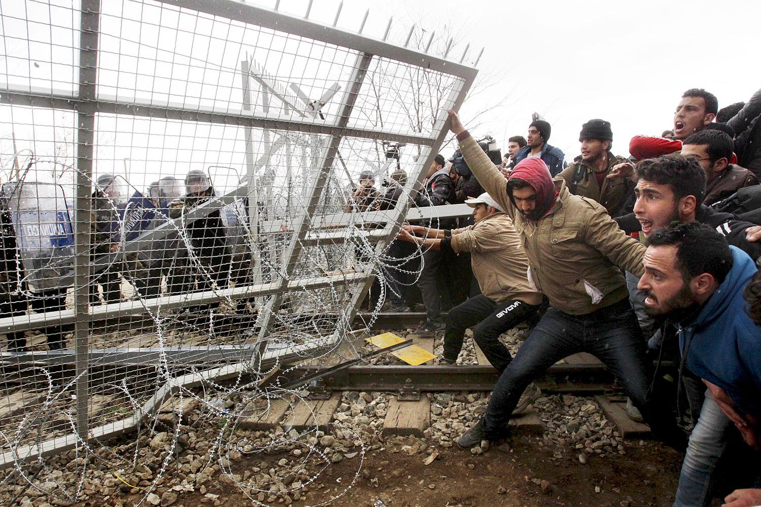 Összecsapás a görög–macedón határon