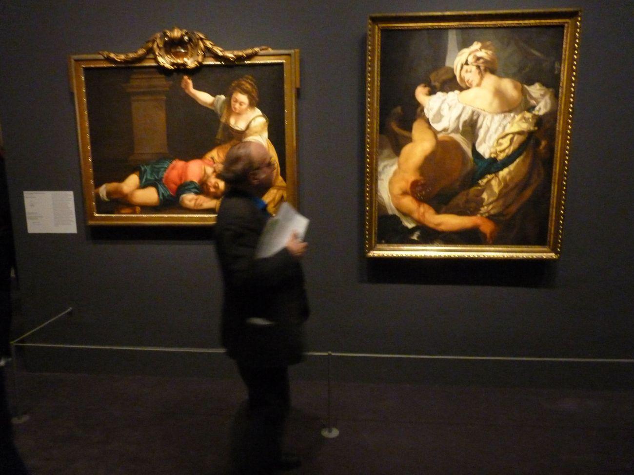 A két gyilkos asszony, Jáhel és Judit Gentileschi, illetve Liss festményén