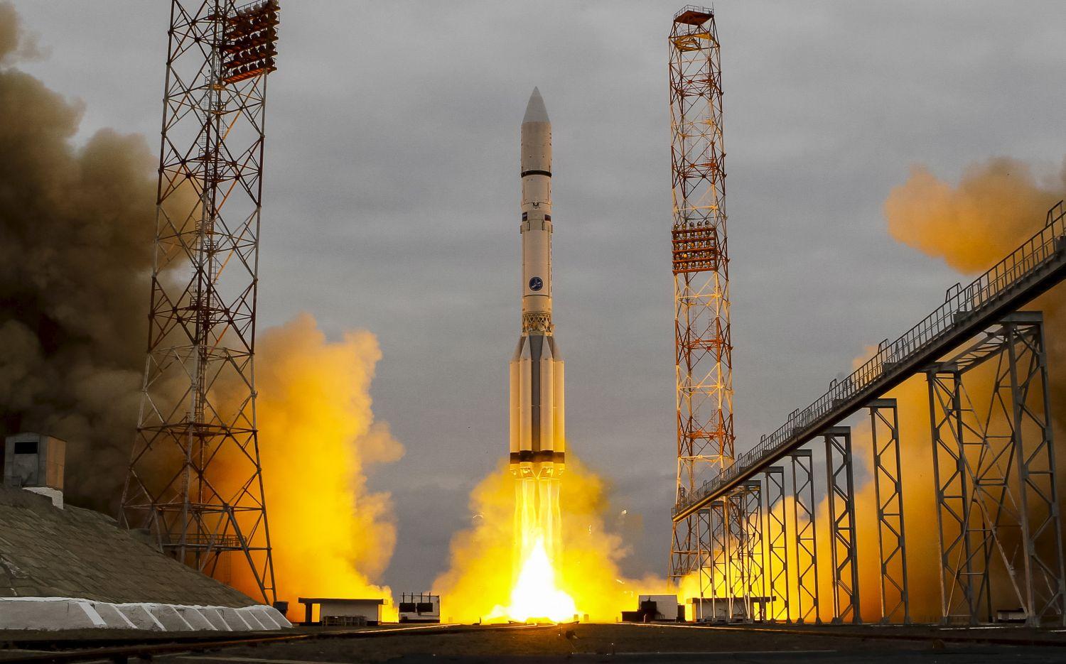Az ExoMars szondát szállító Proton-M rakétát hétfő délután lőtték fel Bajkonurból