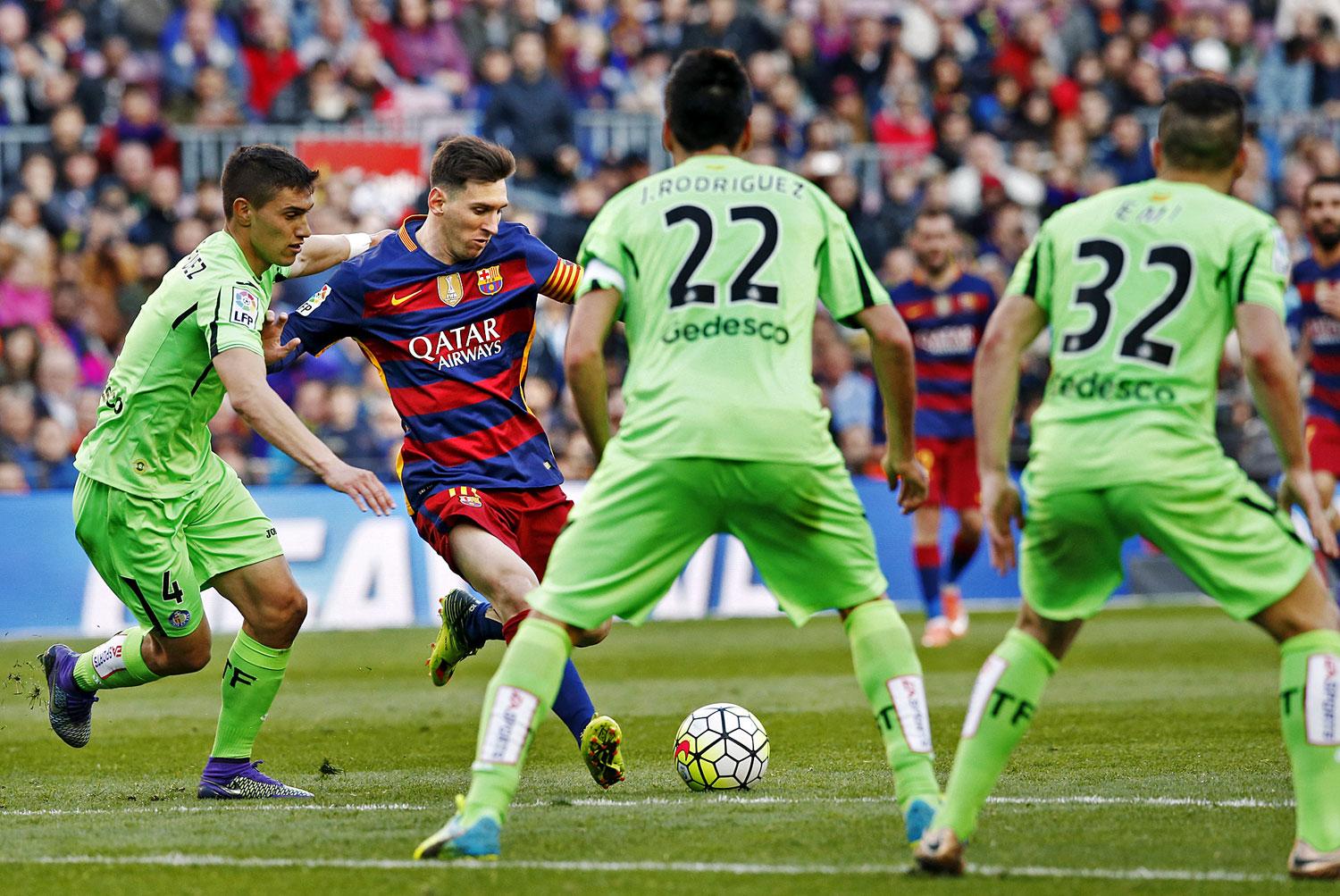 Messi varázsol: egy gól és három gólpassz a Getafe ellen