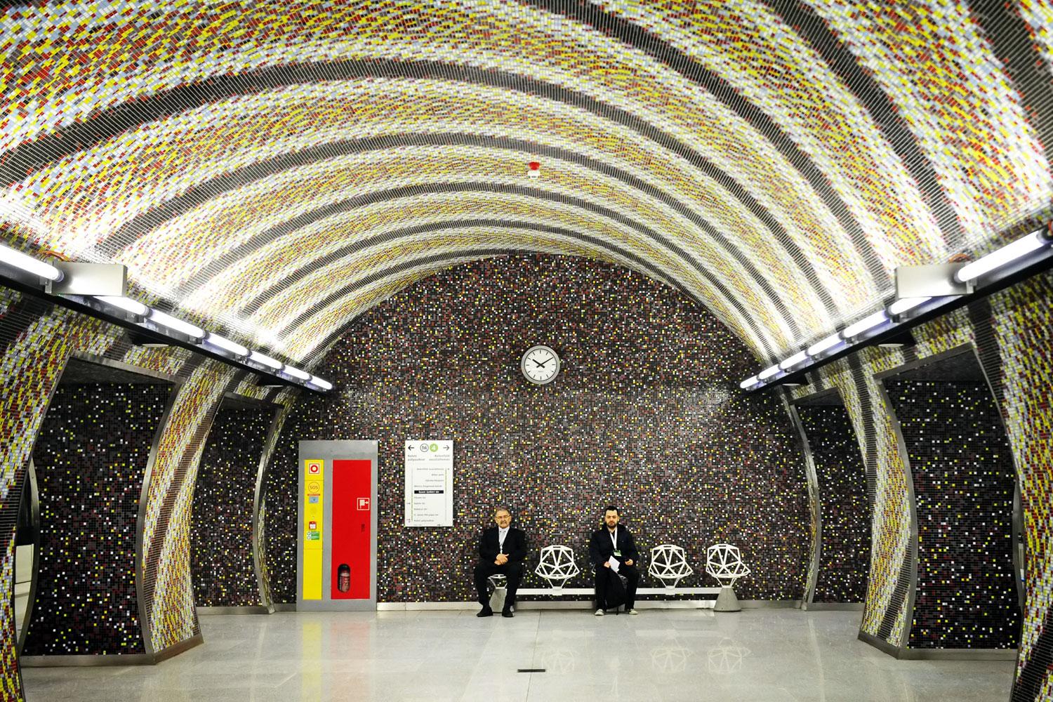 A csaknem 200 milliátdos EU-támogatásból épült 4-es metró Gellért téri állomása