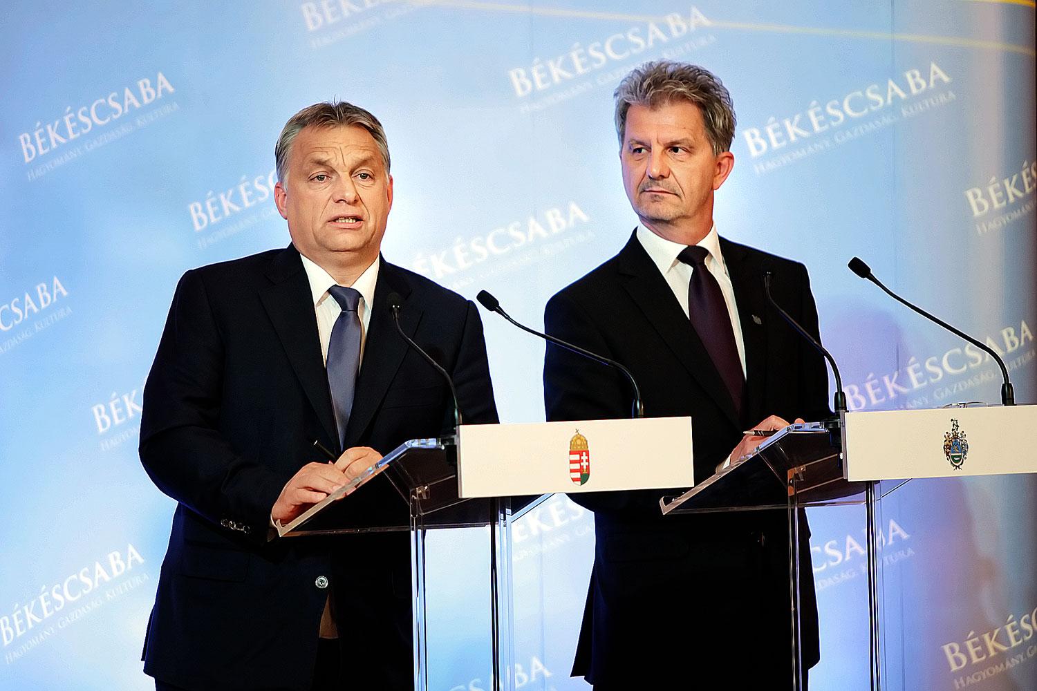 Orbán a békéscsabai polgármester mellett még hallgatott 