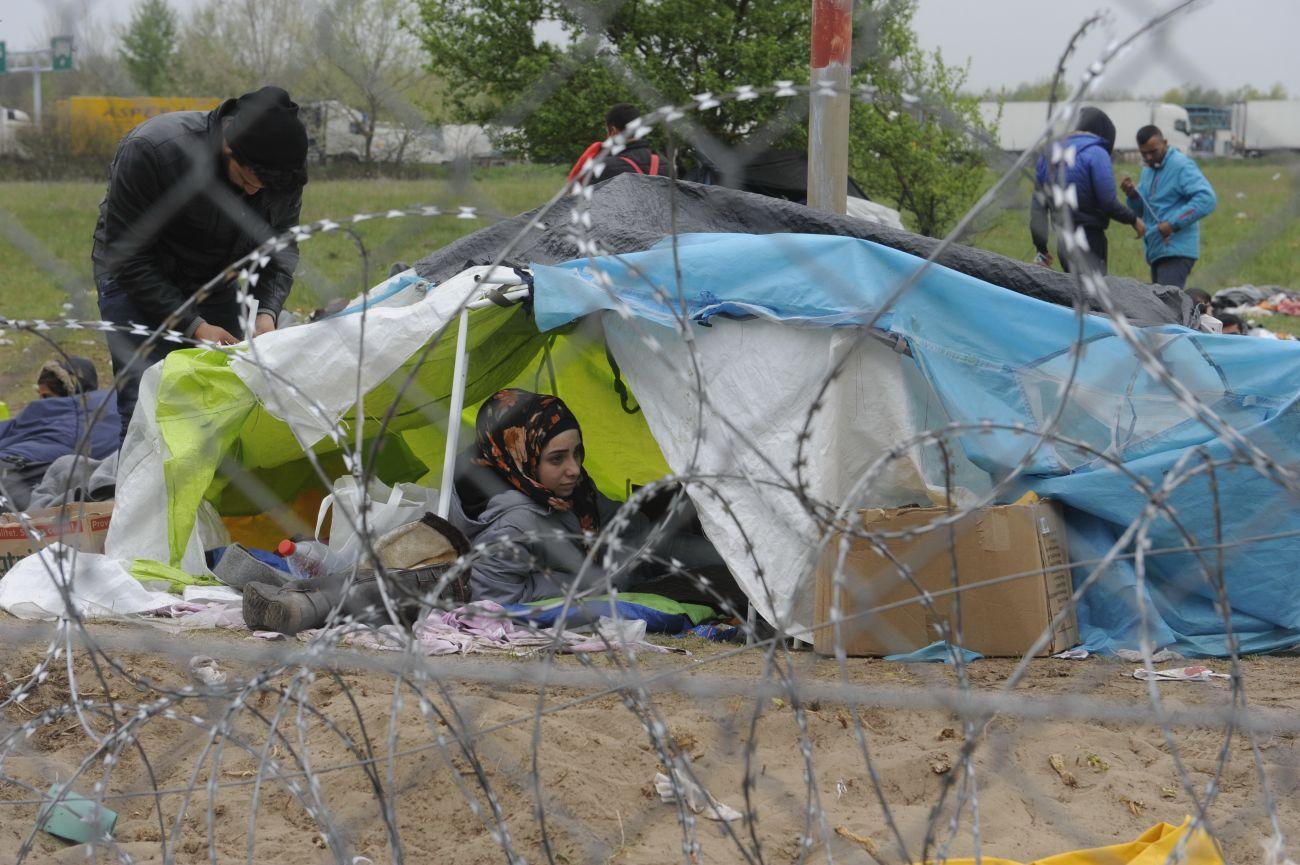 A szerbek nem hagyják, hogy kényelmes sátrakat kapjanak, hogy sok élelem halmozódjon fel