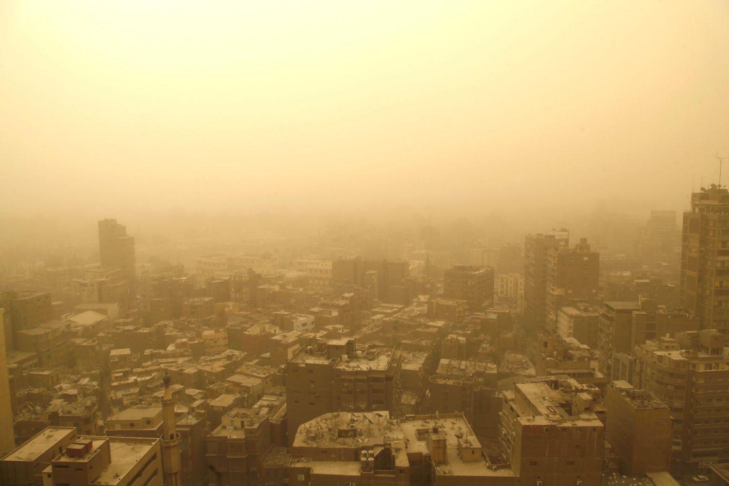 Kairó homokviharban