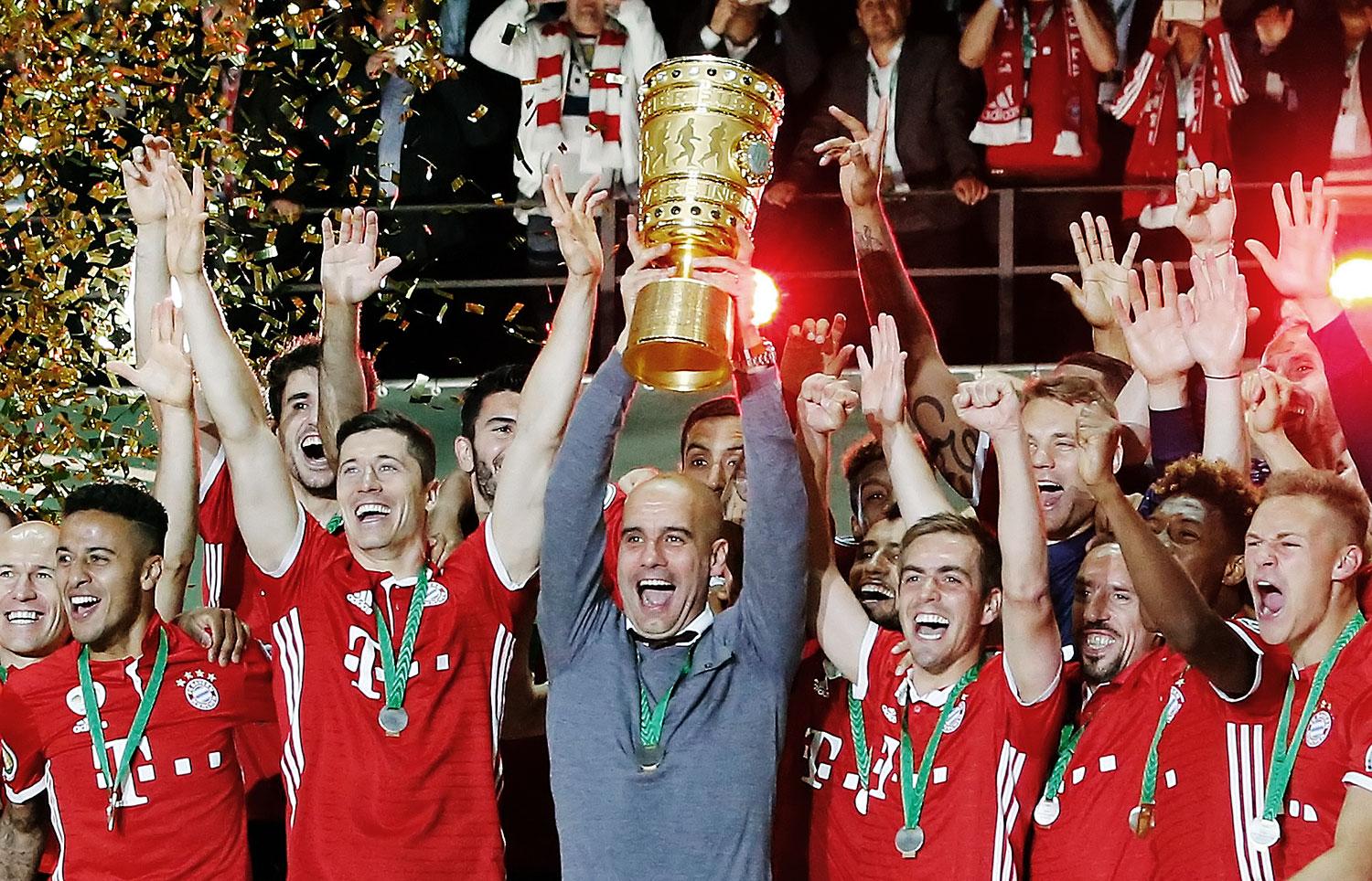 Pep Guardiola. Boldog búcsú a Bayerntől