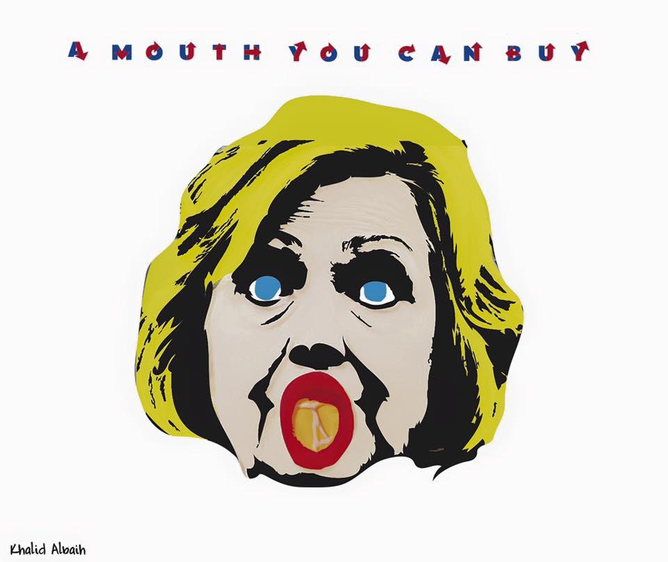 'Hillary Clinton - egy száj, amit megvehetsz'