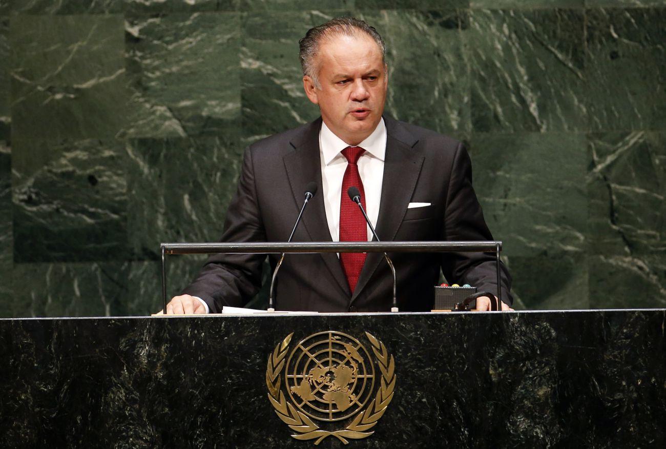 Kiska 2014 szeptemberében az ENSZ Közgyűlése előtt