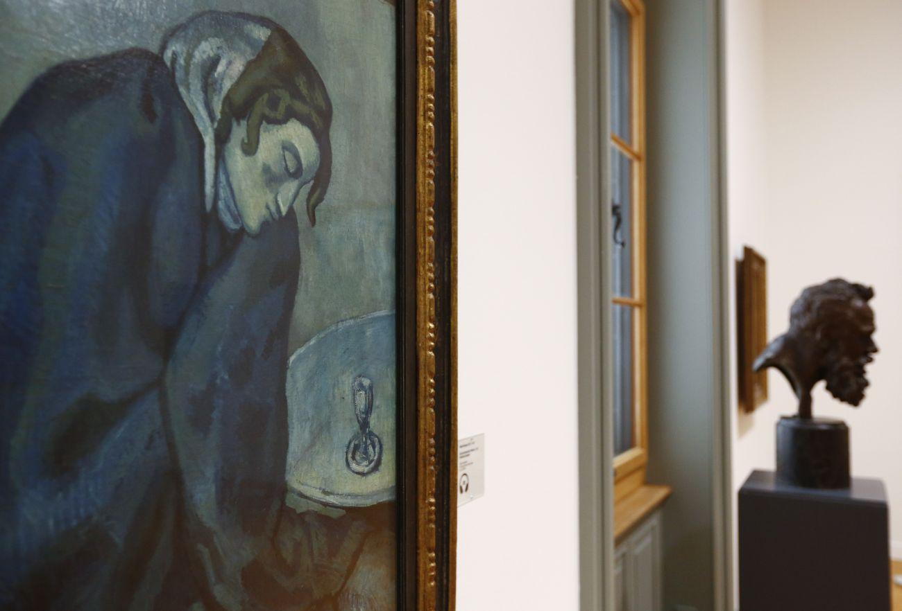 Egy Picasso kép, a Szundikáló italazó, szintén a Gurlitt-gyűjteményből