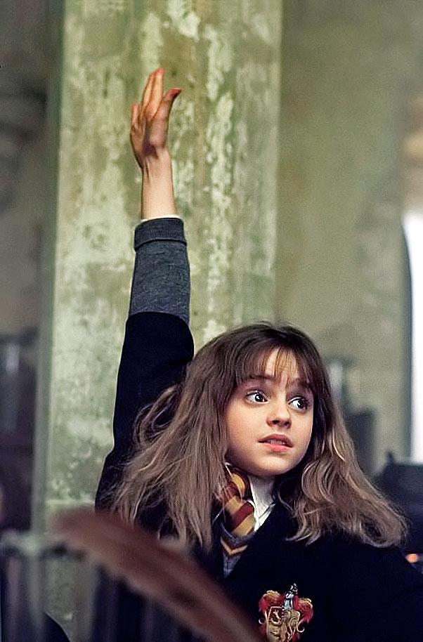 Hermioneként a Harry Potter című filmben
