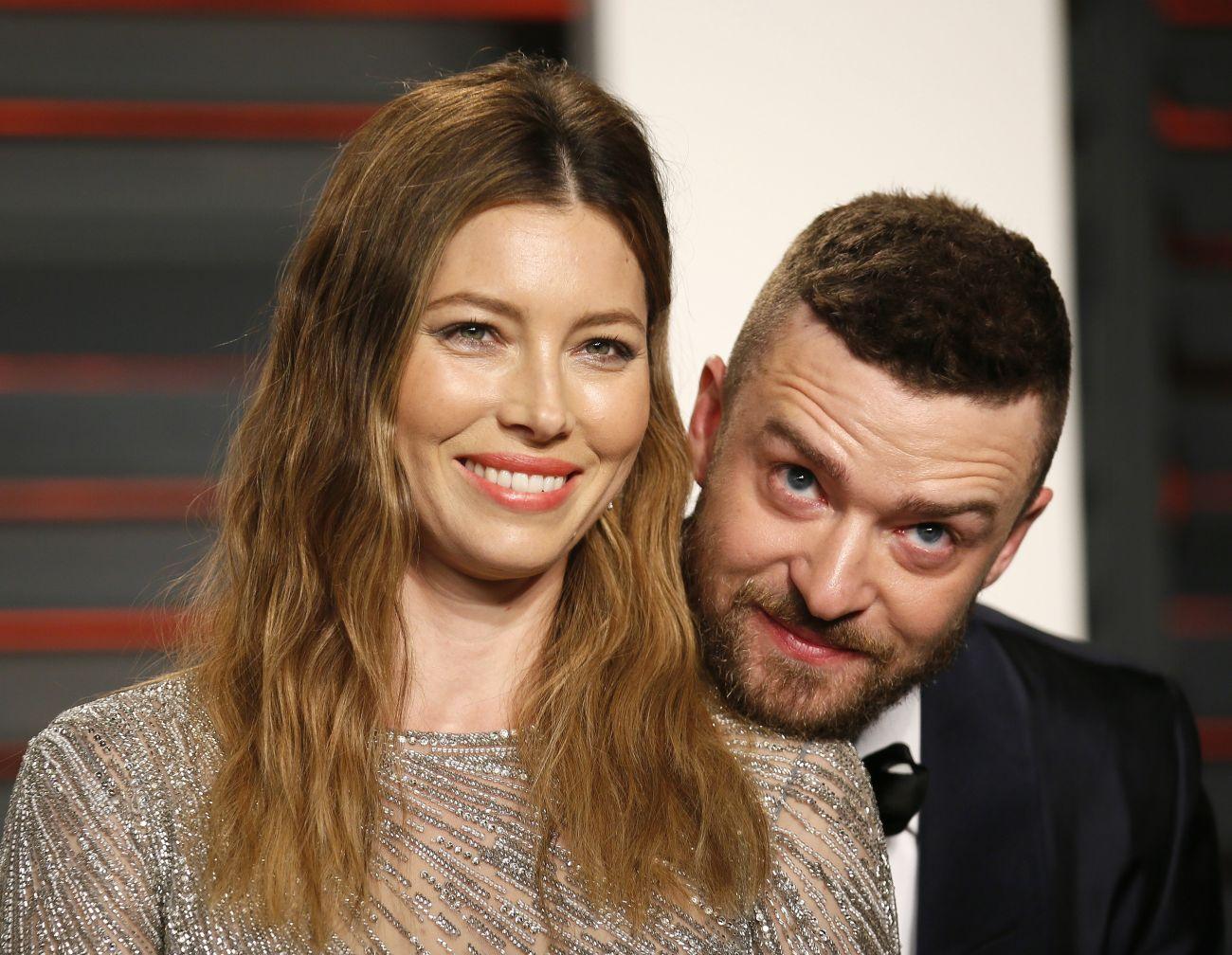Justin Timberlake és Jessica Biel - nem véletlen a mosoly