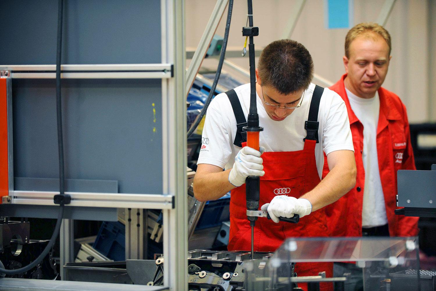 Az Audi több mint tízezer dolgozót foglalkoztat a győri gyárában, ide szakképzett munkás mindig kell 