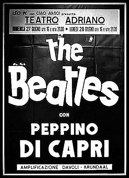 Plakáton a Beatlesszel