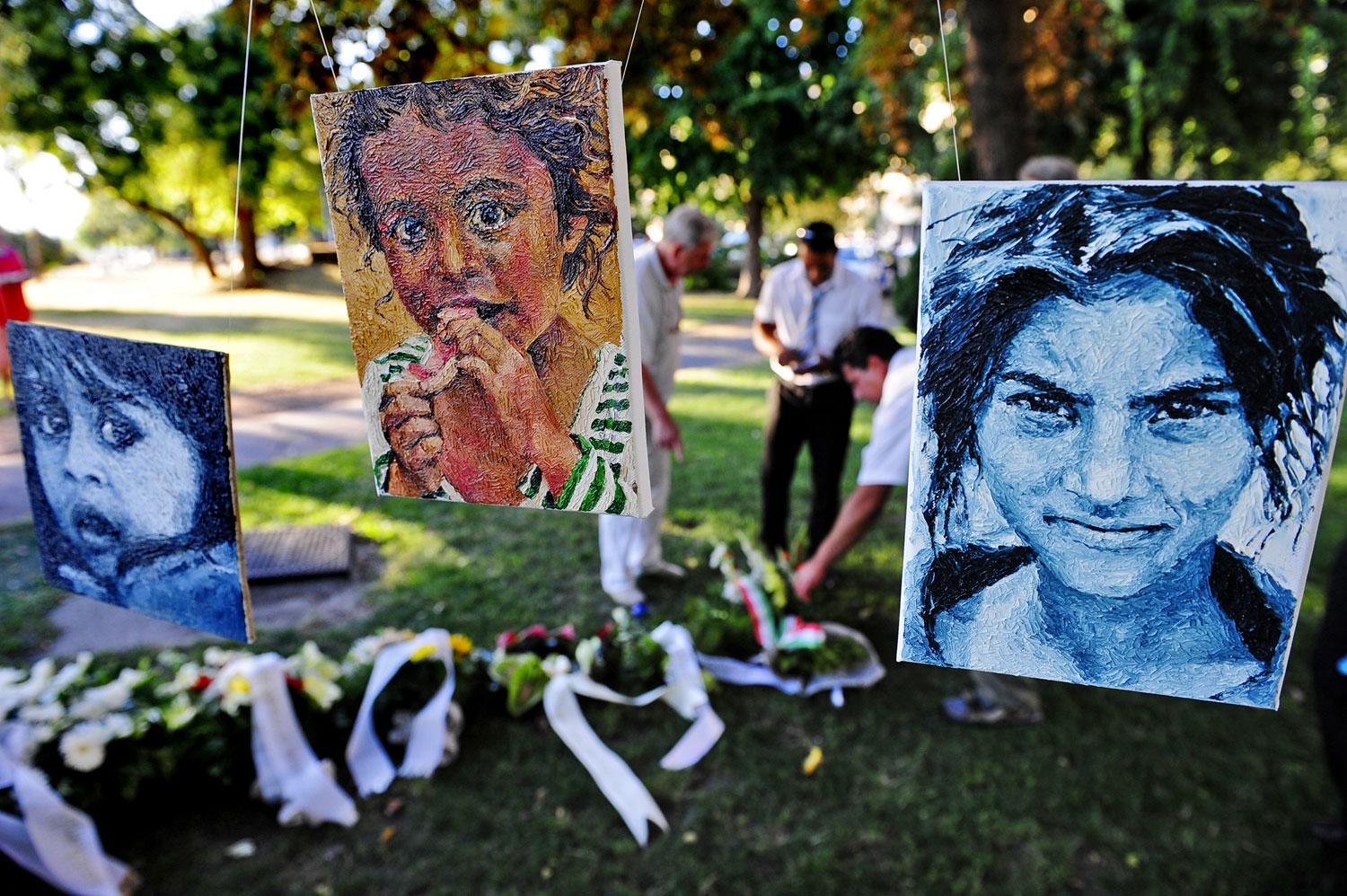 A roma holokauszt  emléknapja  a Nehru parkban