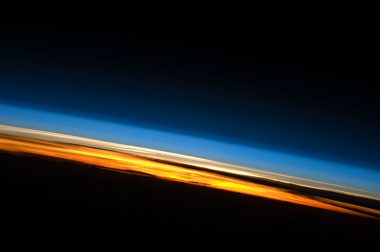 A Föld légköre a Nemzetközi Űrállomásról nézve