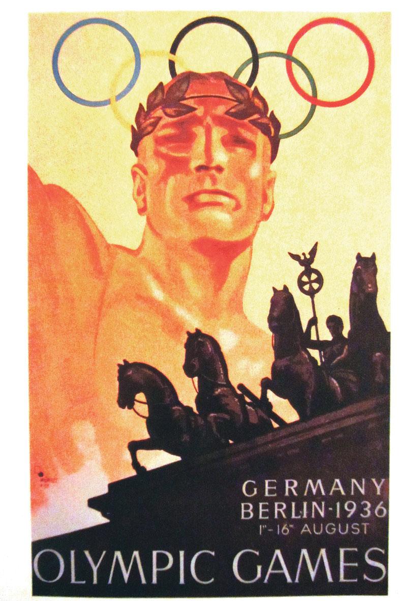 Plakát az 1936-os berlini olimpiáról 