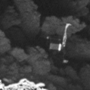 A Rosetta közelképe a Philae landerről