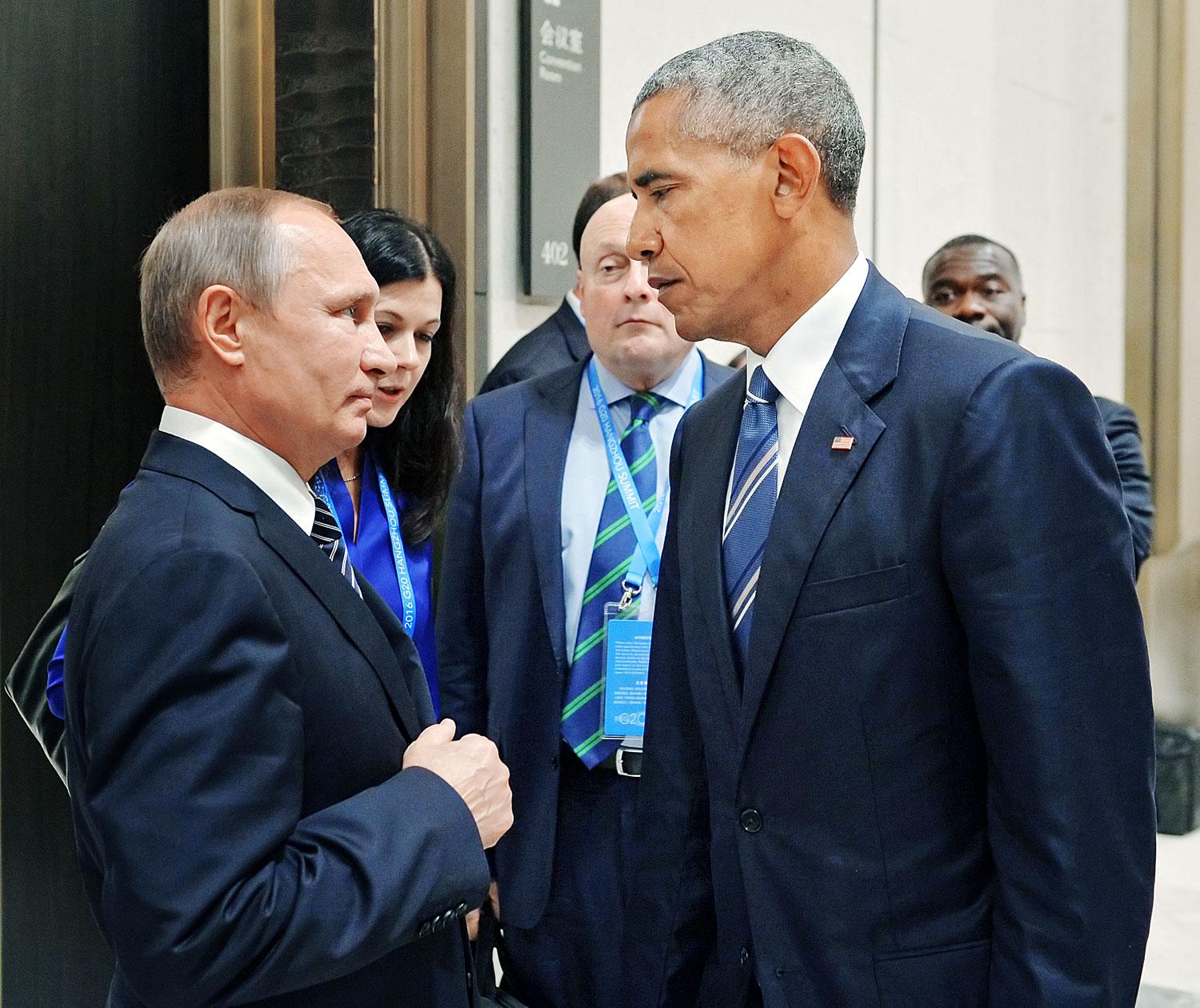 Putyin és Obama Hangcsouban. Szíriáról sincs egyezség