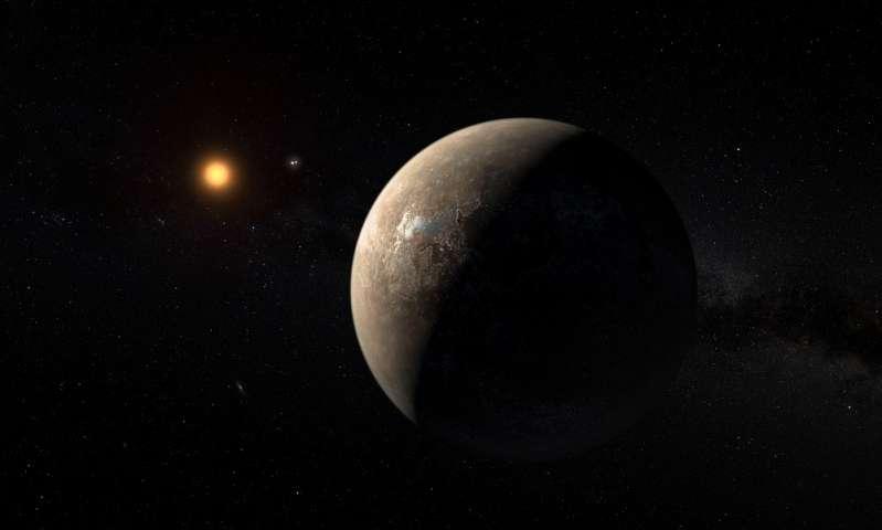 Fantáziarajz a Proxima b-ről és anyacsillagáról, a Centauriról