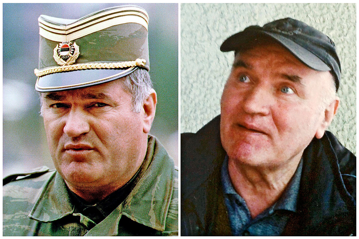 Nem csoda, ha szükség volt a DNS-vizsgálatra: Ratko Mladics 1993-ban Paléban és csütörtökön, letartóztatása napján, Belgrádban
