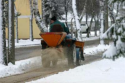 Sózzák az utcákat Nagykanizsán