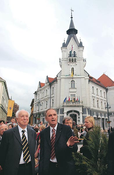 A polgármester a kaposváriak között