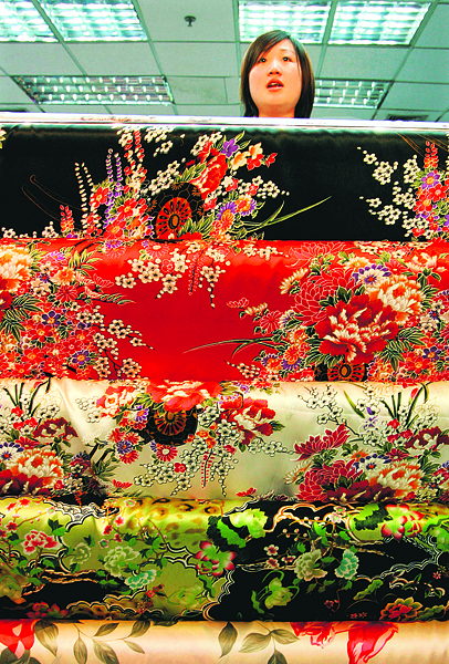Pekingi textilüzletben