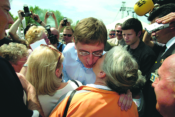 Gyurcsány Ferenc a Városligetben